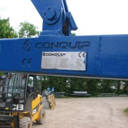 USED CONQUIP 2 TON SWL  CRANE FORK ATTACHMENT .