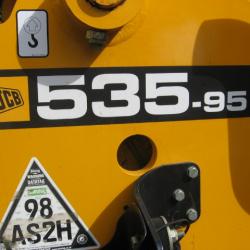 JCB 535-95 TELEHANDLER FORKLIFT, AIR CON . ONLY 2886 HOURS FROM NEW