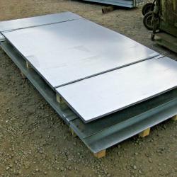 GALVANISED FLAT STEEL SHEETS 2500mm X 1250mm X 1.2mm THICK