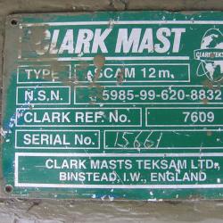 DIRECT MOD / ARMY CLARK MAST SCAM 12 M