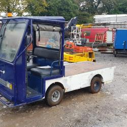 BRADSHAW 1248 ELECTRIC FLATBED TRUCK.