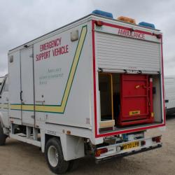 DIRECT AMBULANCE SERVICE.. RENAULT B120 4X4 TRUCK