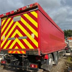 DIRECT FIRE SERVICE MAN TGA 6X2 CURTAINSIDER C/W MOFFET SOCKETS