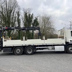 DAF CF 370 DROPSIDE HIAB 158-2 CRANE.