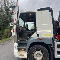 DAF CF 85 410 8x2 Hydraulic Beavertail Body with FASSI 425 Crane