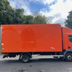 DAF LF150 18ft LONG BOX TRUCK WITH TUCKAWAY TAIL LIFT.