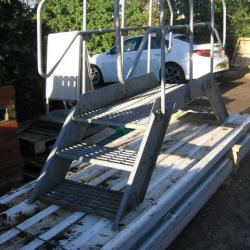 GALVANISED CONVEYOR STAIR WAY BRIDGE