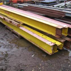 USED STEEL GIRDER / RSJ.. 254 X 146 X 43KG/M X 4.6M LONG (10X 5 3/4)