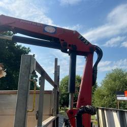 LEYLAND DAF LF EURO 6 POLE ERECTION CRANE LORRY C/W AUGER