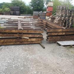 USED CANTILEVER TIMBER RACKING DOUBLE SIDED