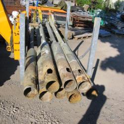 OLD ORIGINAL STYLE FLUTED LAMP POLES