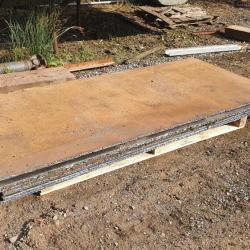 USED 12MM STEEL PLATE, IDEAL ROAD PLATE .