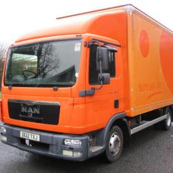 DIRECT TNT MAN TGL 7.150 BOX LORRY C/W TAILIFT