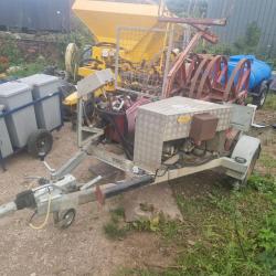 DIRECT ELECTRIC BOARD RITELITE RL30 0LMP TRIPLE DRUM WINCH TRAILER