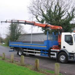 LEYLAND DAF 55 180 STREET LIGHTING, 50FT ATLAS CRANE