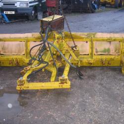 FULLY HYDRAULIC, BUNCE, 10ft SNOW PLOUGH EX MOD / ARMY RESERVE