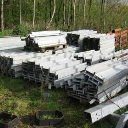 203 X 102 X 23 kg/m GALVANISED STEEL GIRDERS .