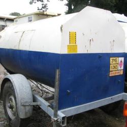 2000ltr BUNDED SITE TOW FUEL BOWSER TRAILER