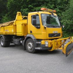 DIRECT COUNCIL VOLVO FL 240 ECON UNIBODY TIPPER C/W SNOW PLOUGH