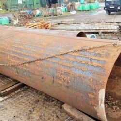 LARGE 20FT LONG STEEL PIPE .... 3FT DIAMETER