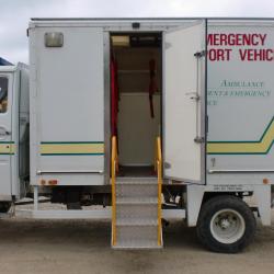 DIRECT AMBULANCE SERVICE.. RENAULT B120 4X4 TRUCK