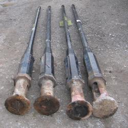 CAST IRON REVO LAMP POLES PARCEL OF 10