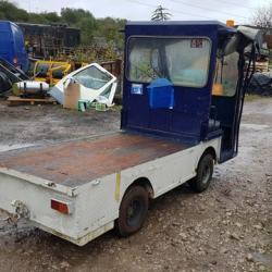 BRADSHAW 1248 ELECTRIC FLATBED TRUCK.