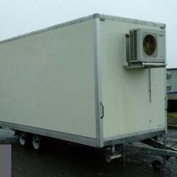 WESSEX - PAPWORTH 19FT INSULATED TRAILER 3500KG EX BT C/W AIR CO .