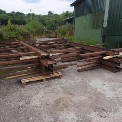 USED CANTILEVER TIMBER RACKING DOUBLE SIDED