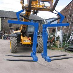 USED CONQUIP 2 TON SWL  CRANE FORK ATTACHMENT .