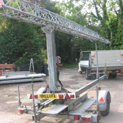 DIRECT BT RESERVE STRUMECH 18mtr RADIO MAST TRAILER