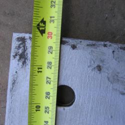 HEAVY DUTY GALVANISED STEEL GIRDER POST C/W BASE PLATE .