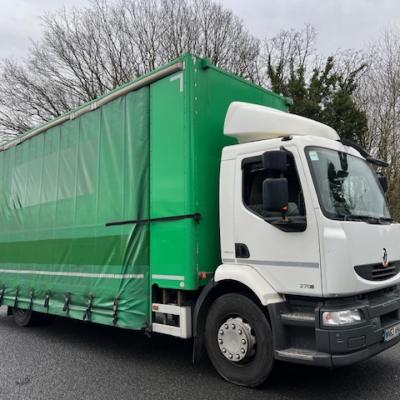 RENAULT MIDLUM 270 4x2 GLASS CARRYING TRUCK