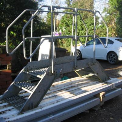 GALVANISED CONVEYOR STAIR WAY BRIDGE