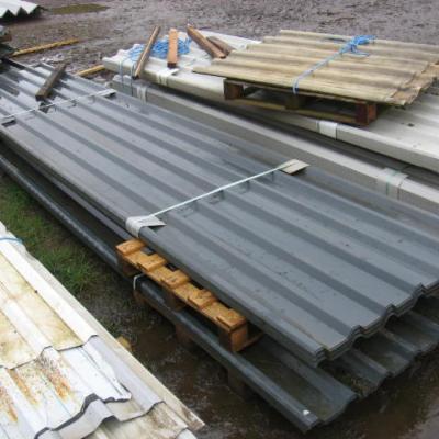 SLATE BLUE 16FT BOX PROFILE ROOFING SHEETS