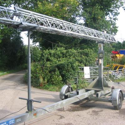 DIRECT BT RESERVE STRUMECH 18mtr RADIO MAST TRAILER