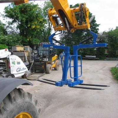 USED CONQUIP 2 TON SWL  CRANE FORK ATTACHMENT .