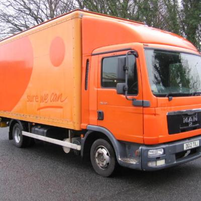 DIRECT TNT MAN TGL 7.150 BOX LORRY C/W TAILIFT