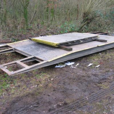 HEAVY DUTY FORKLIFT / CONTAINER / VEHICLE RAMP .